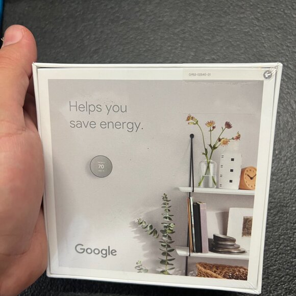 Google Nest Smart Thermostat, Charcoal - GA02081-US - Picture 2 of 2